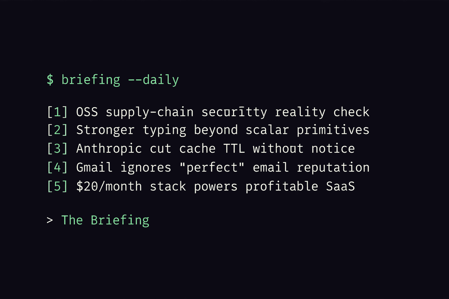 The Briefing — April 14, 2026